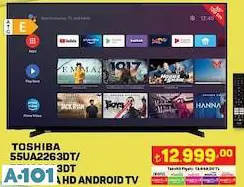 TOSHİBA 55 ULTRA HD SMART LED TV AKILLI TELEVİZYON